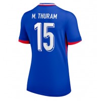 Camiseta Francia Marcus Thuram #15 Primera Equipación Replica Eurocopa 2024 para mujer mangas cortas